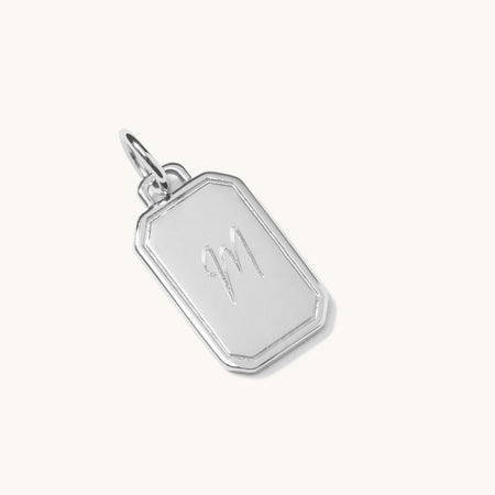 Tag Pendant Silver
